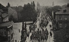 Sokolský průvod při oteveření Tyršova domu - Český svět 28.06.1925
