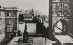William Henry Fox Talbot – Bridge Over The River Moldau, at Prague, Bohemia, 1858 -