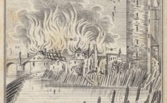 hořící staroměstské mlýny - Die merkwürdigsten Tage Prags