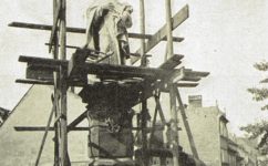 oprava sochy Sv. Filipa - Světozor 28.07.1911