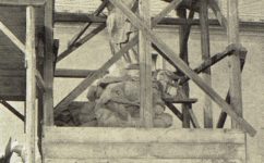 sousoší, co se zřítilo do Vltavy - Světozor 17.03.1911