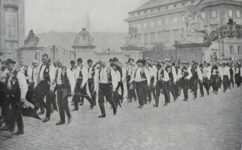 Sjezd katolíků, průvod moravanů a slováků - Český svět 4.9.1908