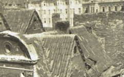 Střechy Platnéřské ulice - Světozor 23.10.1908 