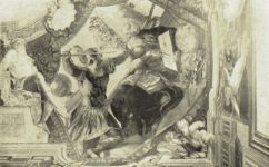 Stropní freska Archimédes -  Světozor 14.01.1910 