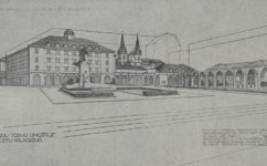 návrh na úpravu Palackého náměstí. - Český svět 27.04.1917 