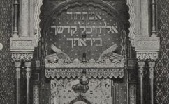 synagoga, věčné světlo -  Český svět 10.05.1906 