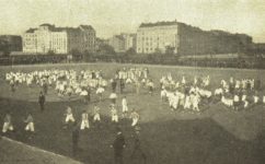 letenské hřiště Slavie - Světozor 18.09.1908 